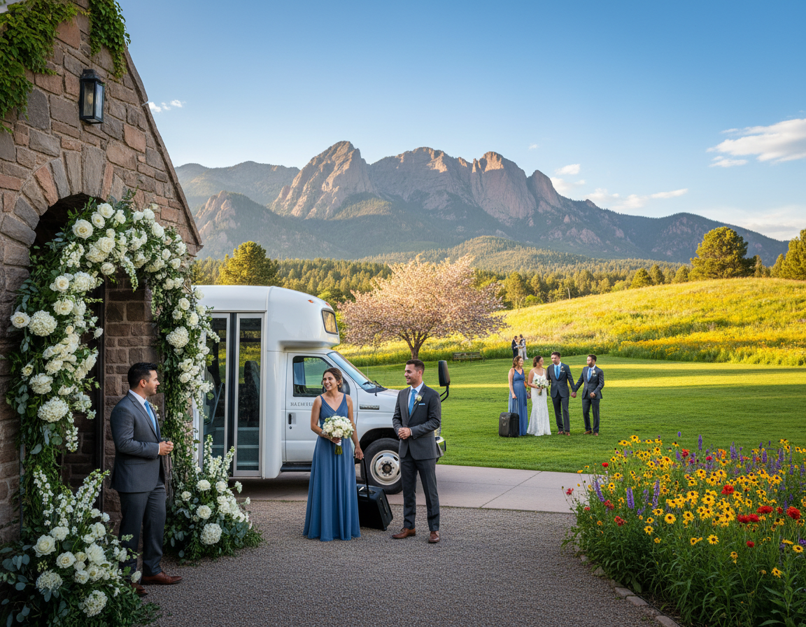 Castle Rock party bus and bus charter