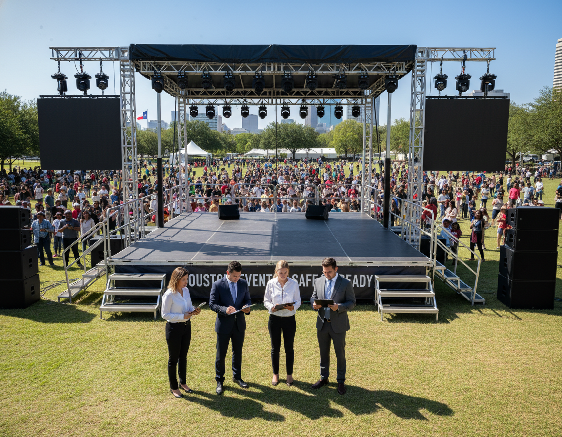 Band Stage Rental Houston